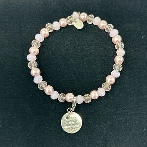 Tocara stainless steel bracelet breast cancer French
